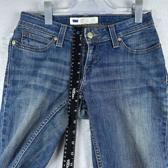 Levi's Skinny Jeans Women Size 7M Bold Curve Ad Wciash Mid Rise Blue - Picture 8 of 11